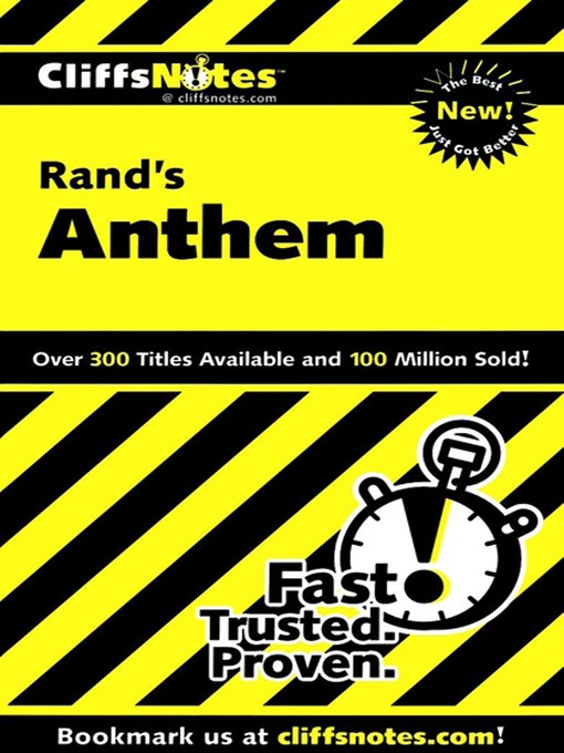 Title details for CliffsNotes on Rand's Anthem by Andrew Bernstein - Available